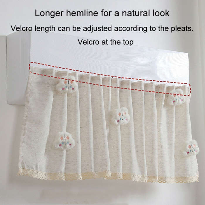 Air Conditioner Windshield Anti-Direct Blow Baby Windshield Curtain Dust Cover, Model: Vertical W...