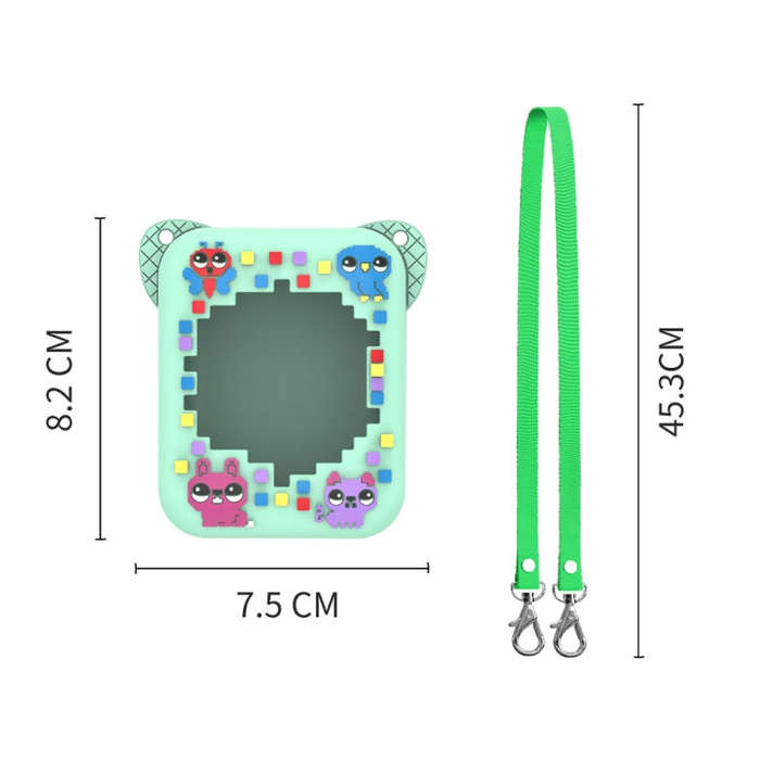 For Bitzee Electronic Pet Machine Silicone Protective Case(Light Purple)