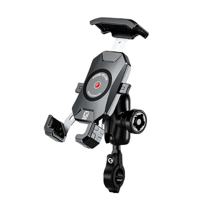 Kewig Motorcycle Heightened Navigation Bracket Outdoor Riding Anti-Theft Cell Phone Holder, Model...