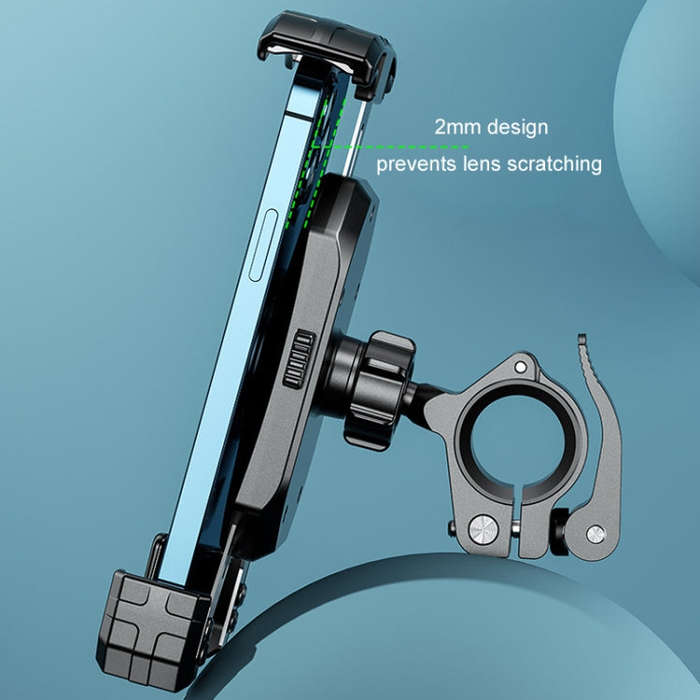 Kewig Motorcycle Heightened Navigation Bracket Outdoor Riding Anti-Theft Cell Phone Holder, Model...