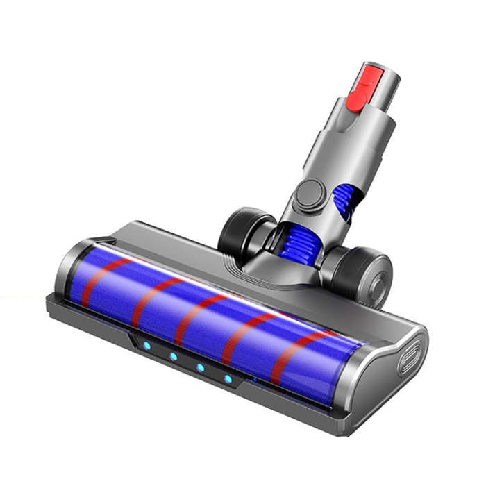 For Dyson V10 Slim V12 Slim  Vacuum Cleaner Soft Velvet Floor Brush Head with LED Lighting Indepe...