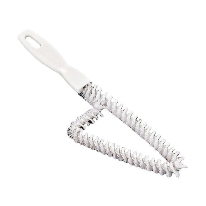 Multipurpose Window Trough Cleaning Tool Household Kitchen Stovetop Crevice Brush(White)