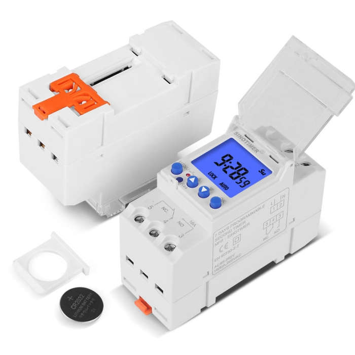 SINOTIMER TM928SAKL 85-265V 16A  1 Second to 168 Hours Programmable Electronic Time Switch