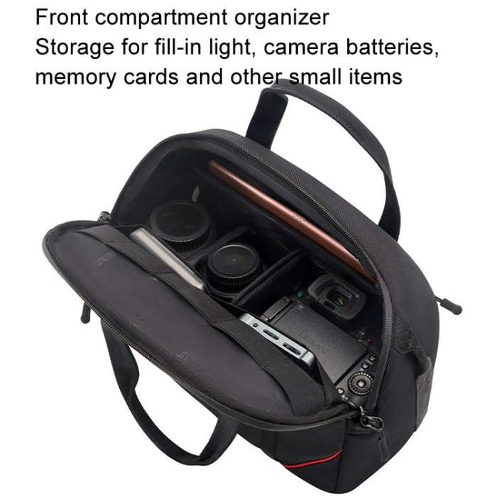 Cwatcun D109 Portable Casual Waterproof Multi-Function Camera Storage Photography Bag, Color: Med...