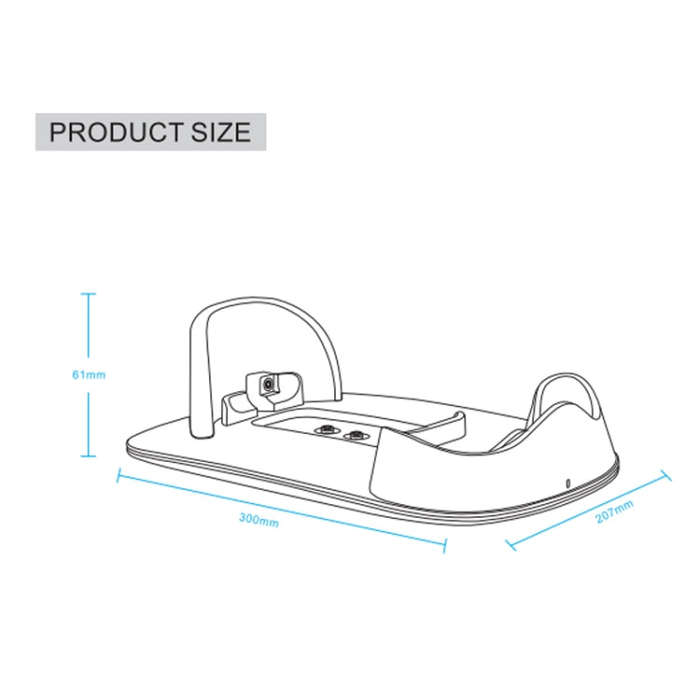 For Apple Vision Pro VR Helmet Wireless Charging Dock 30W Fast Charging Base US Plug