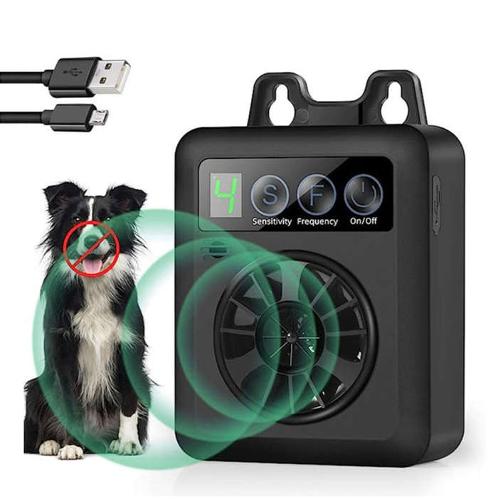 K6 Digital Display Intelligent Ultrasonic Barking Control Device Training Device Repellent Device...