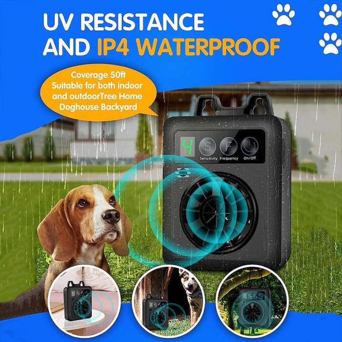 K6 Digital Display Intelligent Ultrasonic Barking Control Device Training Device Repellent Device...