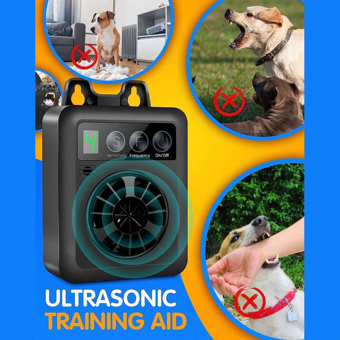 K6 Digital Display Intelligent Ultrasonic Barking Control Device Training Device Repellent Device...