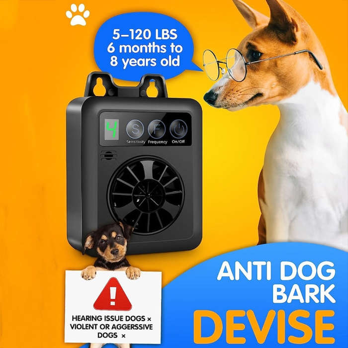 K6 Digital Display Intelligent Ultrasonic Barking Control Device Training Device Repellent Device...