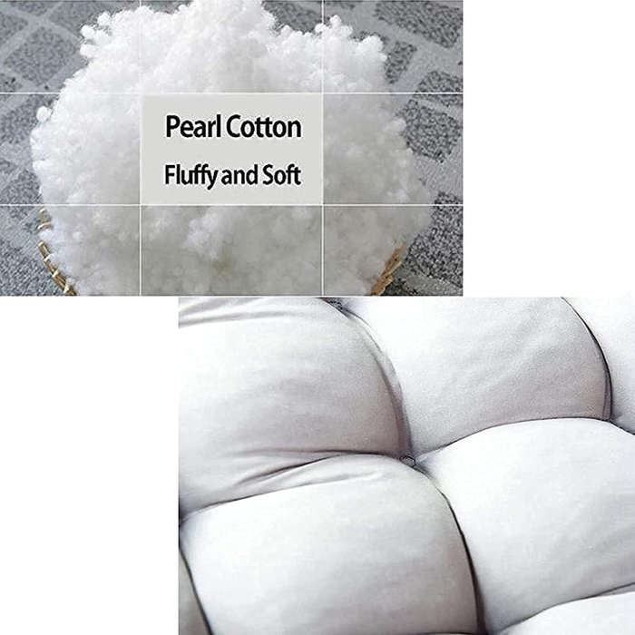 125x48x8cm Thickened Soft Home Recliner Cushions Garden Rocking Chair Cushions(Navy Blue)
