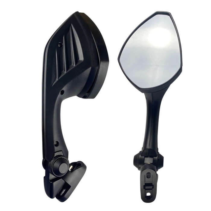 Motorcycle Modification Reversing Mirror Accessories For Kawasaki(Black)