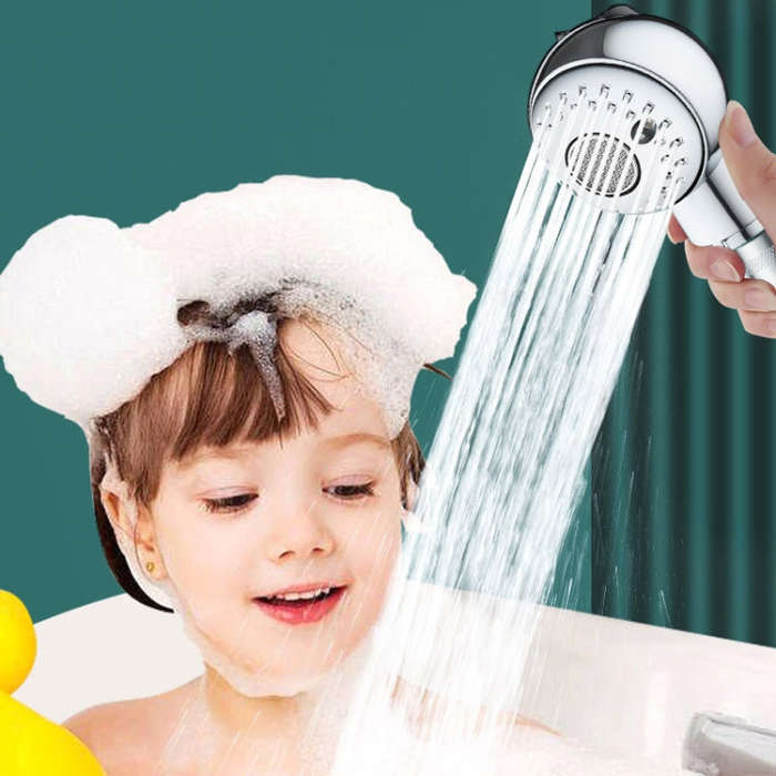 Baby Bath Shower Head Children Pet Shower Canopy, Style: ABS Port