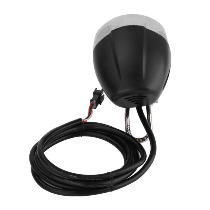 For KUGOO M5 AIMITE Electrical Scooter Front Headlight Warning Lights(Black)