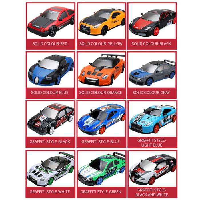 1:24 4WD Drift Light Electric Remote Control Racing Car Toy, Model: SC24A02
