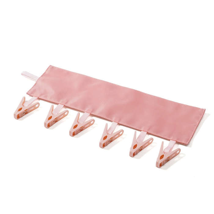 Multi Clip Portable Fabric Clothes Hanger Multifunctional Folding Fabric Clothes Clip Hangers, Co...