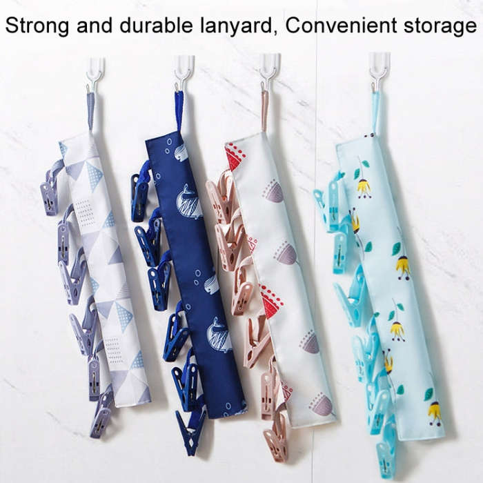 Multi Clip Portable Fabric Clothes Hanger Multifunctional Folding Fabric Clothes Clip Hangers, Co...