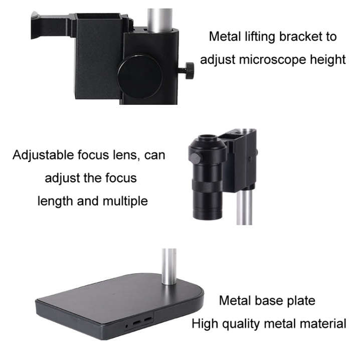Measuring Electron Microscope Industrial Camera, Specifications: 4K Dual Interface With Measurement