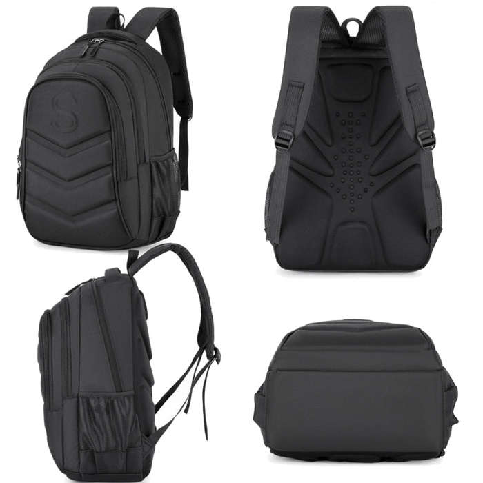 Hard Shell Business Backpack Student Schoolbag 15.6 Inch Laptop Bag(SPORT)