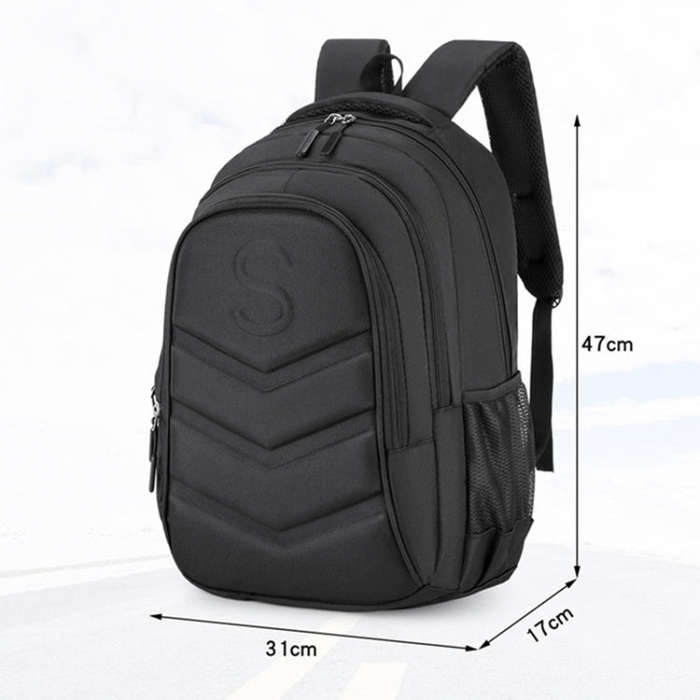 Hard Shell Business Backpack Student Schoolbag 15.6 Inch Laptop Bag(SPORT)