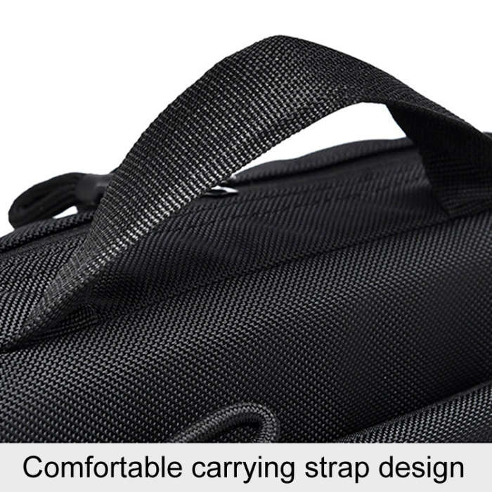 WEIXIER D512 Men Large Capacity Crossbody Chest Bag Waterproof Casual Sports Pack(Black)