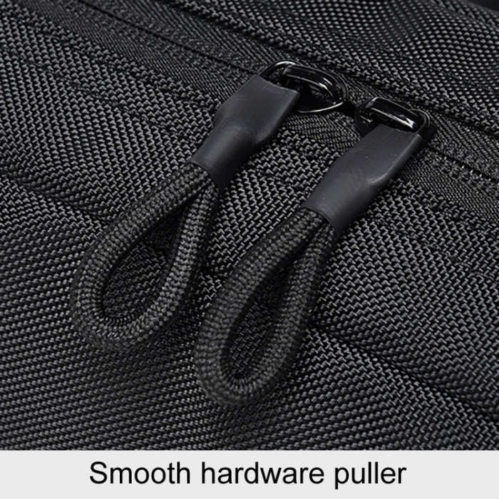 WEIXIER D512 Men Large Capacity Crossbody Chest Bag Waterproof Casual Sports Pack(Black)