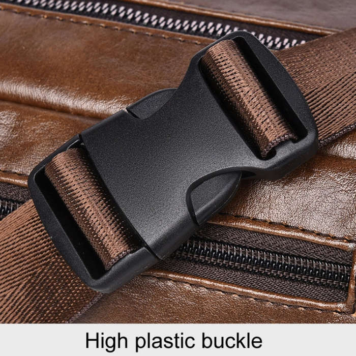WEIXIER Y9579 Men Large Capacity Sports Waist Pack Multifunctional Waterproof Cell Phone Bag(Brown)