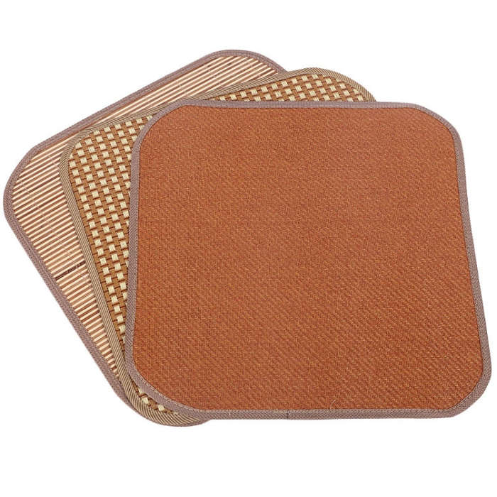 Summer Office Seat Cushion Chair Pad Double Thickened Cooling Mat Home Sofa Cushion, Size: 50x50c...