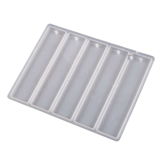 Full-page Bookmark Pendant Silicone Mold DIY Epoxy Resin Mold, Spec: Rectangular Large