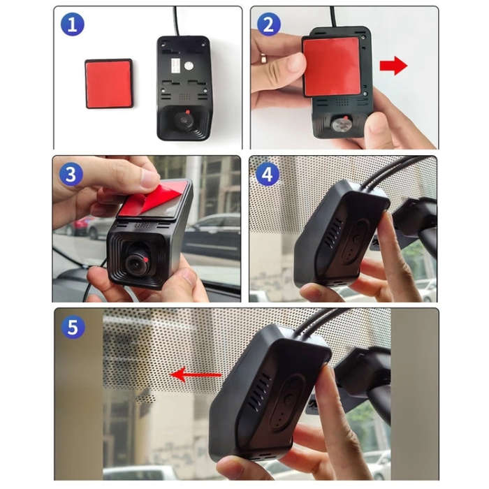 Android ADAS HD Night Vision 1080P USB Driving Recorder, Model: Single Lens WIFI Version(16G Memo...
