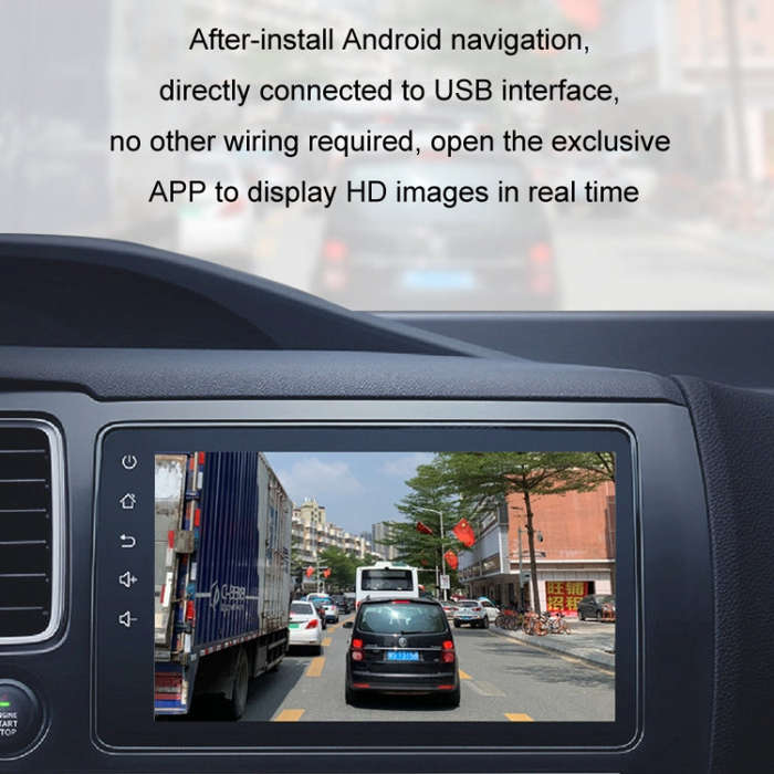 Android ADAS HD Night Vision 1080P USB Driving Recorder, Model: Single Lens WIFI Version(16G Memo...