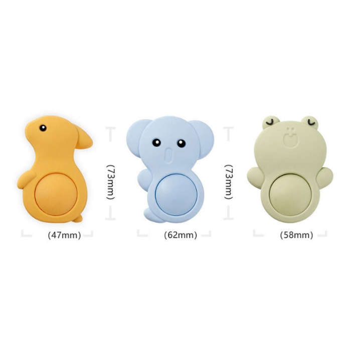 Children Safety Door Resistor Silicone Cartoon Anti-Pinch Door Stopper, Style: Frog