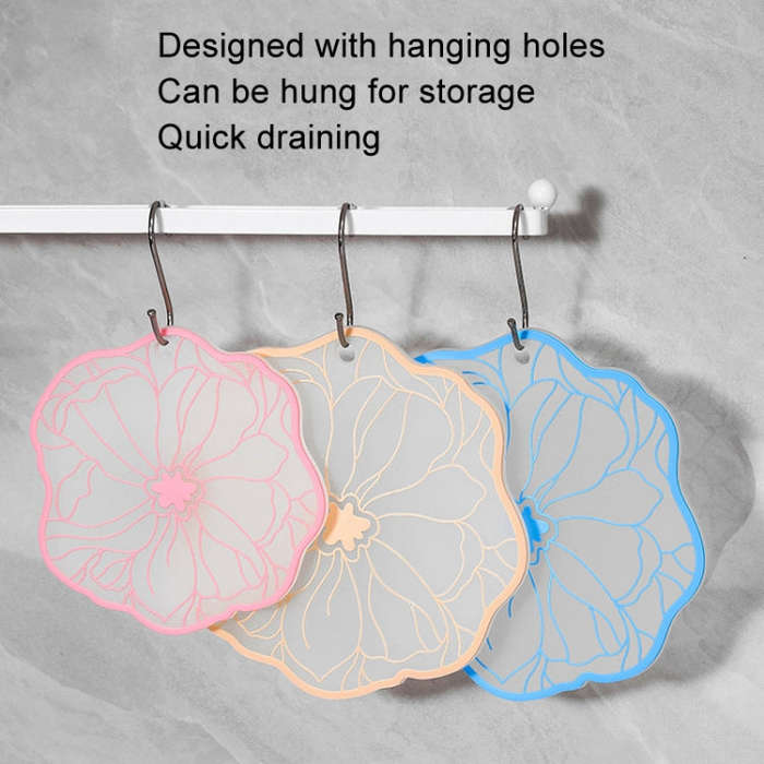 19cm Simple Heat Insulation Anti-Scald Table Mat Anti-Slip Oil Resistant Easy Clean Bowl Coaster(...