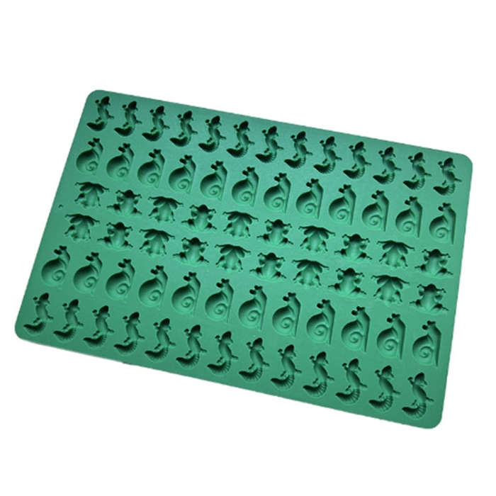 70-Cavity Mini Frog Snail Gecko Silicone Molds For Making Pet Treats, Fondant, Cake, Chocolate, C...