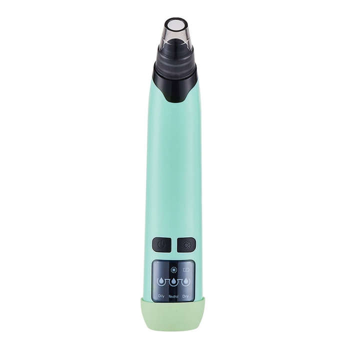 KS-X007 Electric Heating Hot Compress Pore Cleaner Home Facial Blackhead Acne Remover(Green)