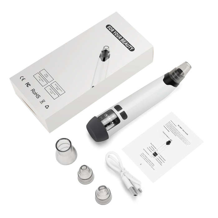 KS-X007 Electric Heating Hot Compress Pore Cleaner Home Facial Blackhead Acne Remover(Green)