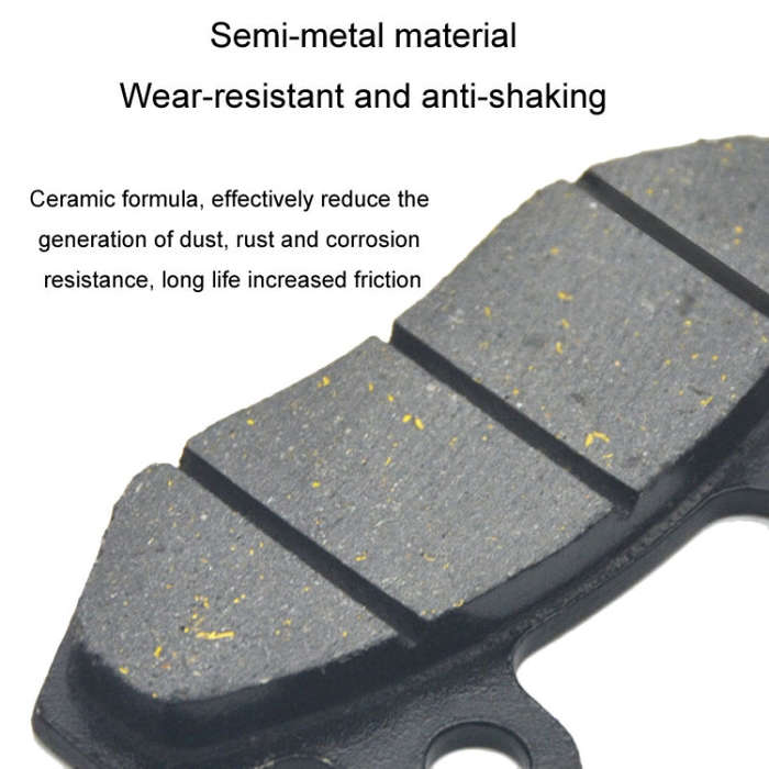 2pcs /Pair Motorcycle TBT Brake Pads Electric Vehicle Disc Brake Pads Battery Car Parts Dual Pump...