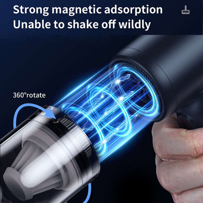 Car Handheld Portable Wireless Vacuum Cleaner, Model: Brushless Motor(White)