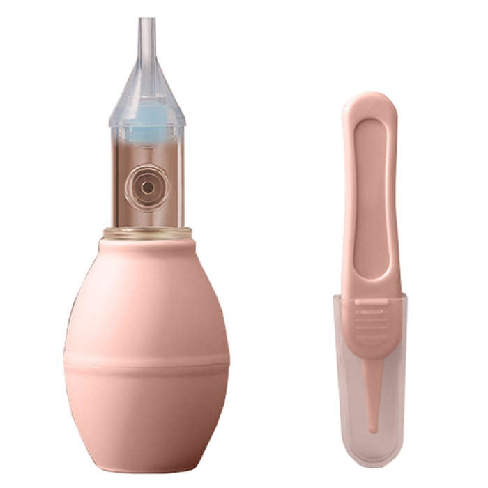 TEN-M JOURNEY Baby Anti-Reflux Nasal Aspirator Infant Pump Type Nasal Cleanser(Pink)