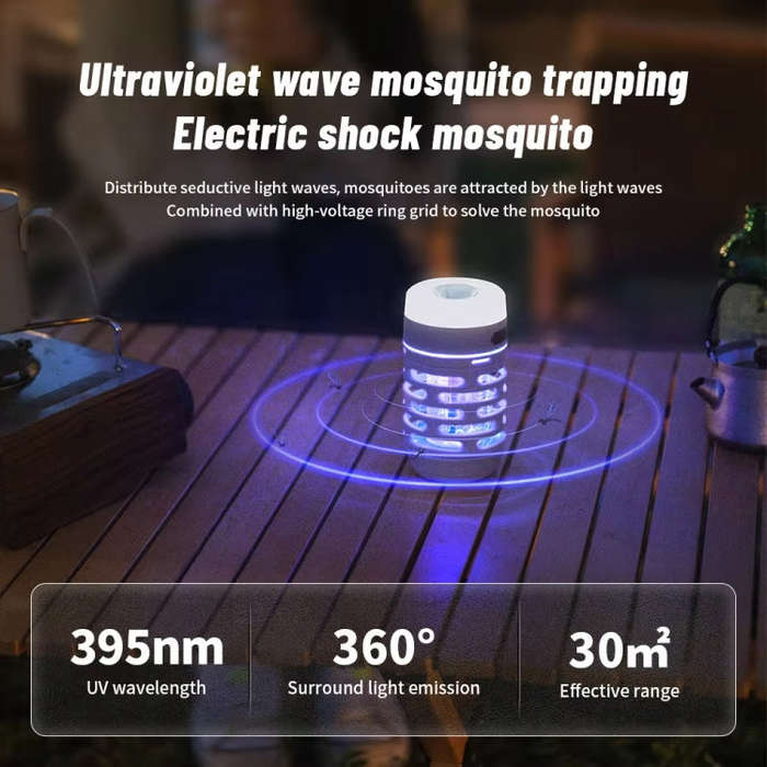 Naturehike Lighting Mosquito Killer Outdoor Camping Waterproof Mosquito Repellent Lamp(Green)