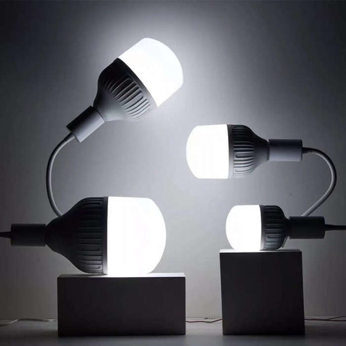 5W LED Light Bulb E27 Screw Energy Saving Lamp Triple Defense Bulb Home Factory Lighting(Extra Br...