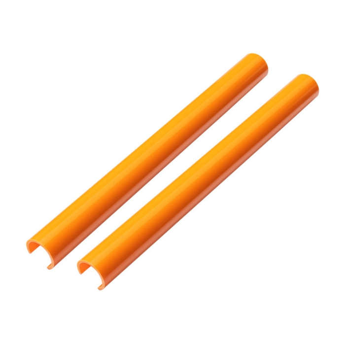 For BMW Bumper Color Change Silicone Decorative Strip, Color: Orange C