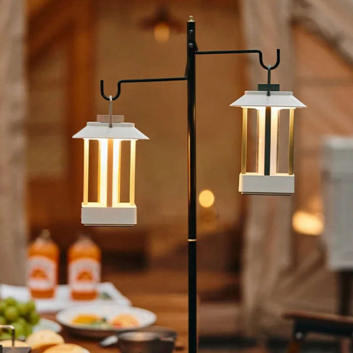 Naturehike Camping Ambient Light Outdoor Lighting Rechargeable Tent Vintage Horse Lamp(Brown)