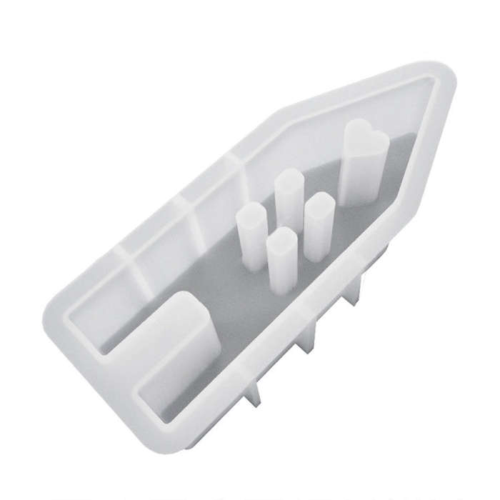DIY Epoxy Easter Desktop Decoration Candle Silicone Mold, Spec: House 001