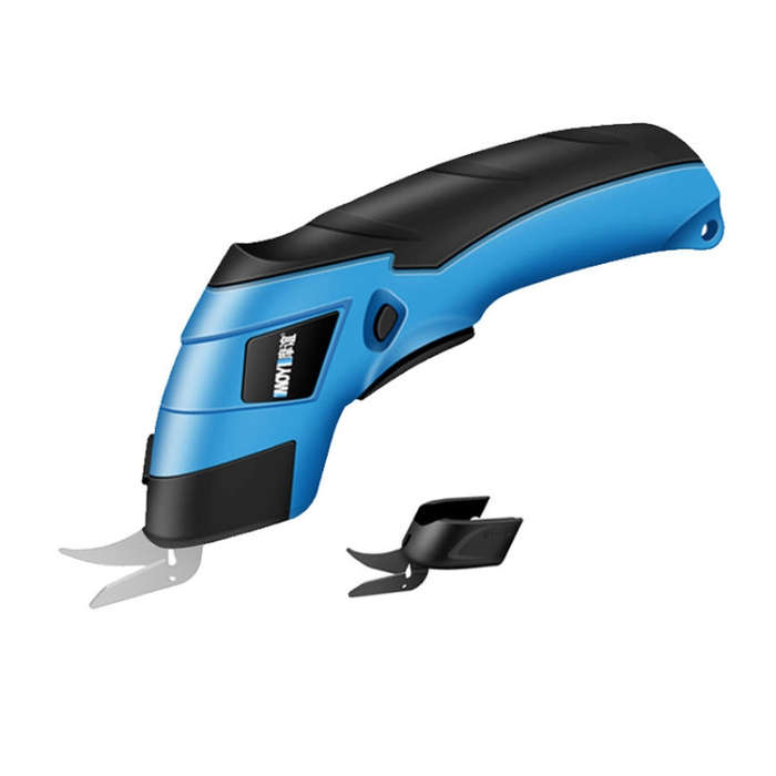 MOYI Electric Scissors Handheld Cloth Paper Box Cutting Tool, Specifications: Single Blade Plasti...