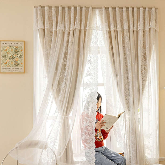 2 x 1.5m Sticky No-Punch Installation Bedroom Balcony High Blackout Self-Adhesive Curtains(Sky Blue)