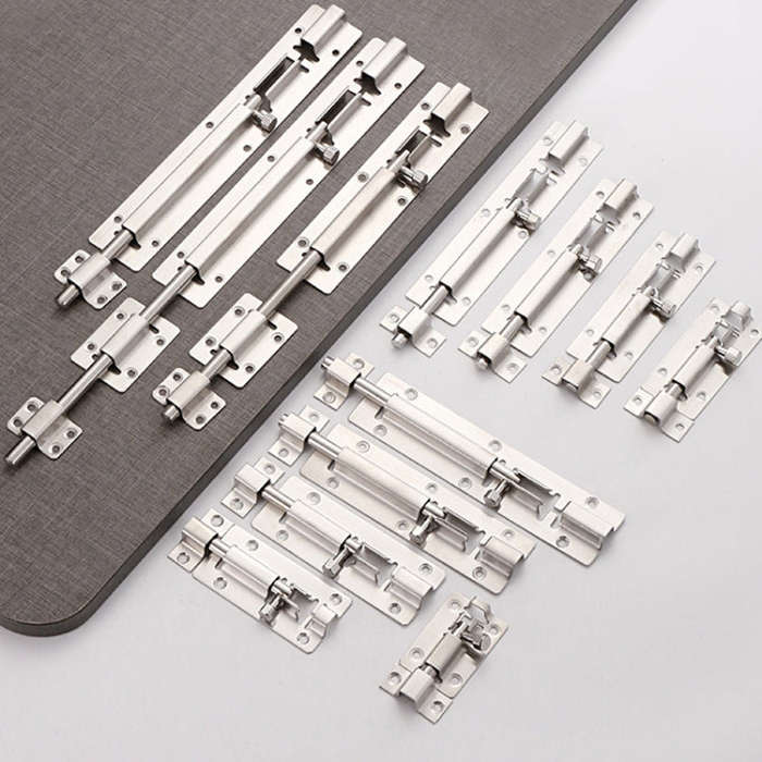 4 inch Stainless Steel Latch Door Bolt Bathroom Wooden Door And Window Anti-Theft Latch Lock