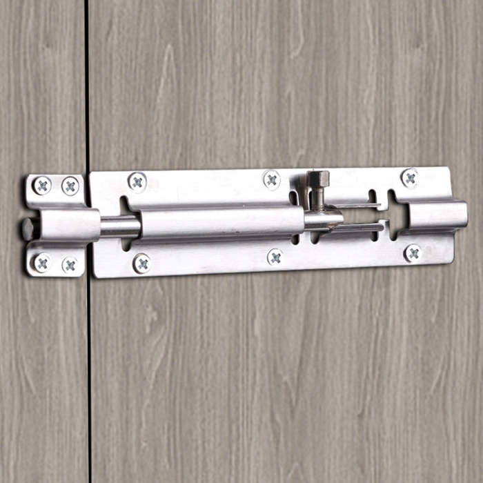 4 inch Stainless Steel Latch Door Bolt Bathroom Wooden Door And Window Anti-Theft Latch Lock