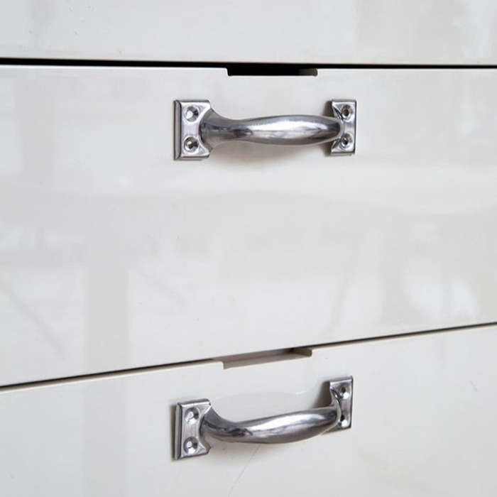 10pcs 6 inch Bow-Shaped Stainless Steel Door Handle Simple Window And Cabinet Drawer Handle