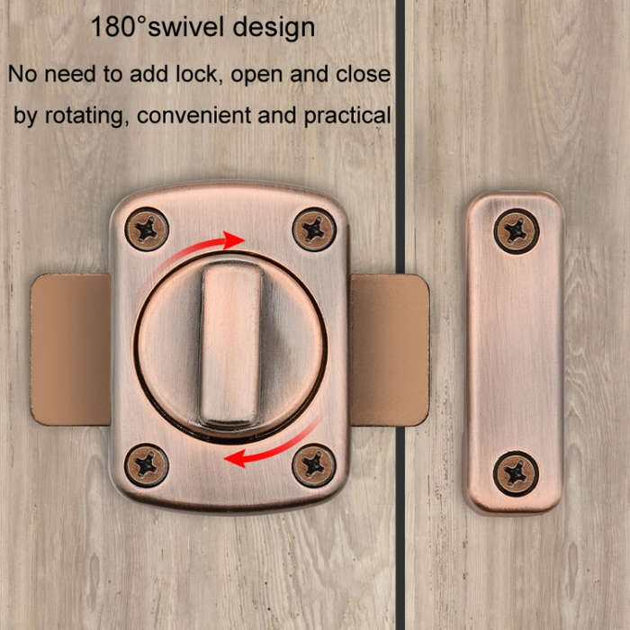 Stainless Steel Rotate Bolt Latch Anti-Theft Security Bathroom Door Lock Spring Latch, Specificat...