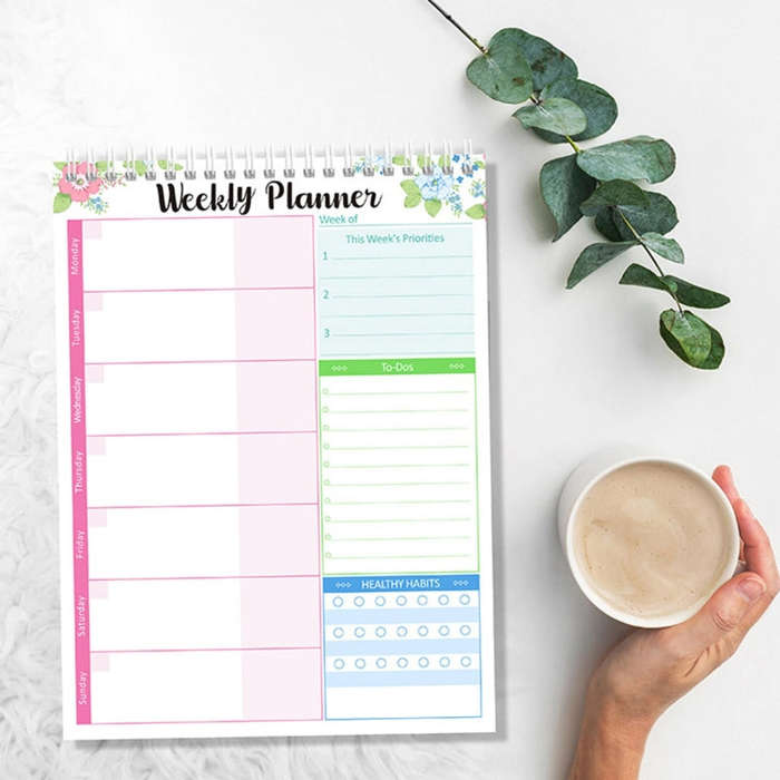 Diary Notepad Note Planning Student Memo, Style: Weekly Plan Type B